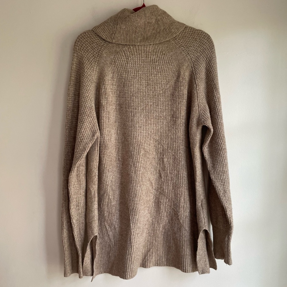 LOFT Cowl Neck Tunic Sweater Size L - Picture 4 of 6